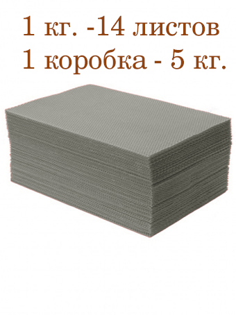 Вощина 1кг Дымчато-Серая большая( 400 x 260 мм)